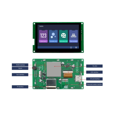4.3 Inch DWIN HMI  Display Kapasitif Ekran Dokunmatik