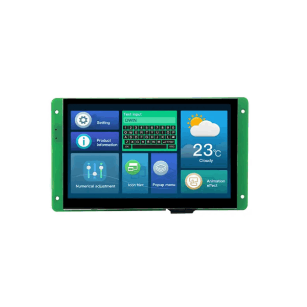 7" DWIN DMG80480C070_04WTC Kapasitif Dokunmatik HMI Ekran - Görsel 2
