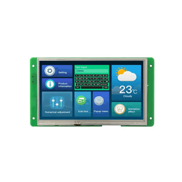 🖥️ DWIN 7" HMI TFT LCD Ekran – DMG80480C070_04WTR - Görsel 2