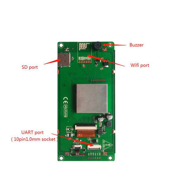 5 Inch DWIN HMI  Display Rezistif Ekran Dokunmatik - Görsel 2