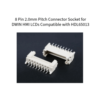 🔌 8 Pin 2.0mm Pitch Konnektör Soket – DWIN HMI LCD Uyumlu