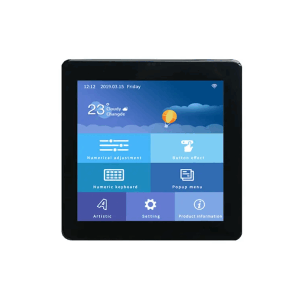 TC040C14 U(W)04 – 4” IPS Ekranlı Akıllı IoT Termostat Modülü