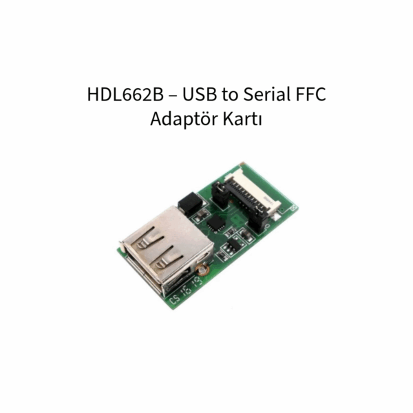 🔌 HDL662B – USB to Serial FFC Adaptör Kartı - Görsel 2